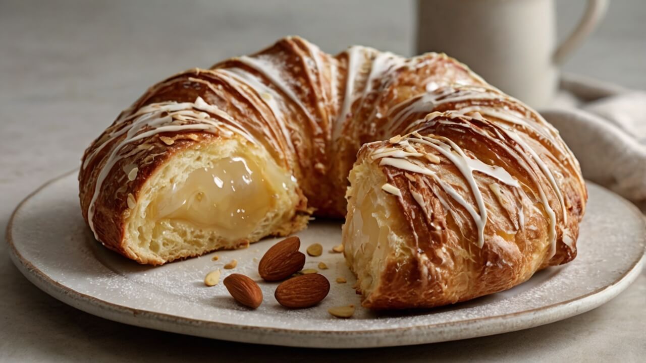 Almond Croissant Cake Recipe