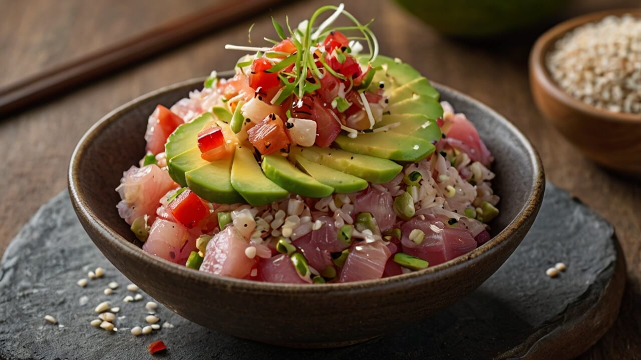 Albacore Tuna Poke Recipe