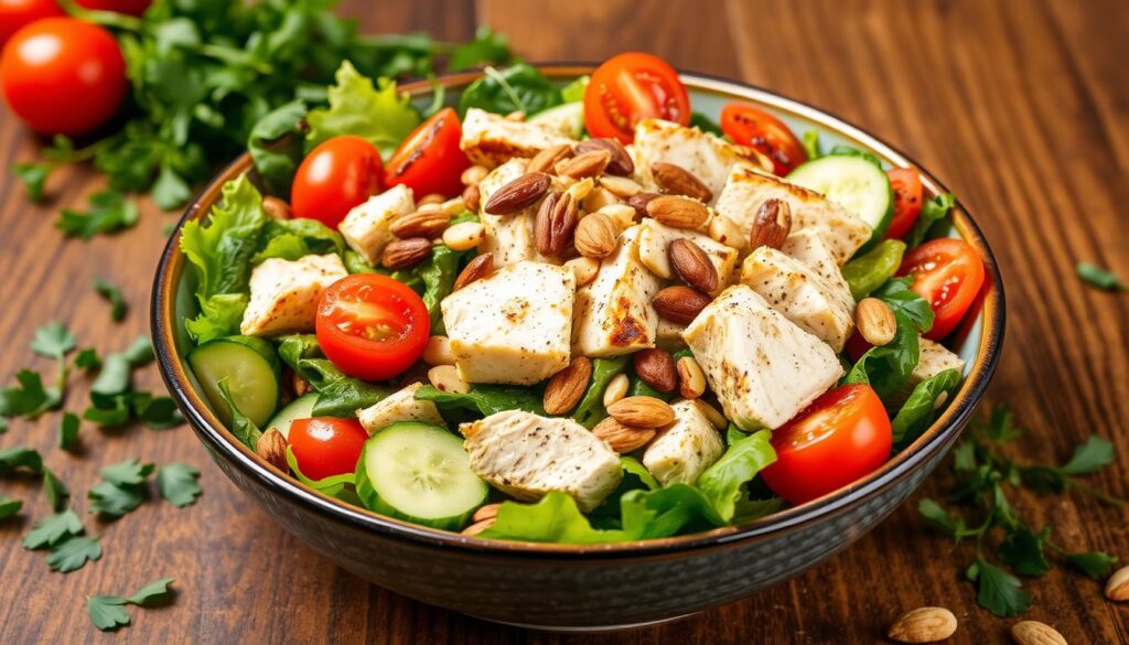 Refreshing chicken salad