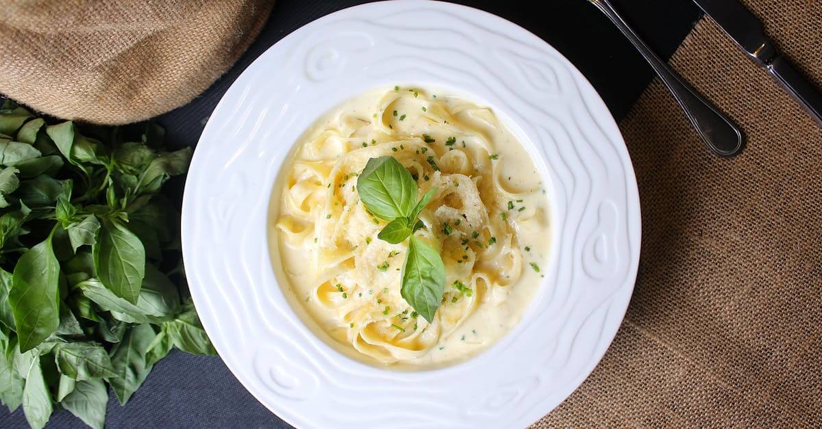 Basil Alfredo Sauce Recipe