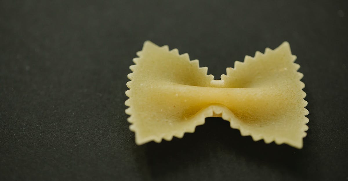 Bow Tie Festival Pasta Recipe